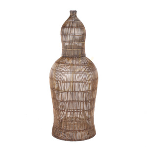 Bazar Bizar Woven Bell S lampskärm i bambu, mörk valnöt, 30 × 50 cm small 2