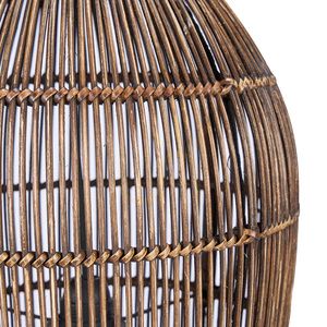 Bazar Bizar Woven Bell S lampskärm i bambu, mörk valnöt, 30 × 50 cm small 9
