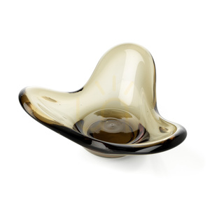 Ljusstake The Liquid Form rök 16,5 cm small 3