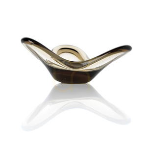 Ljusstake The Liquid Form rök 16,5 cm small 5