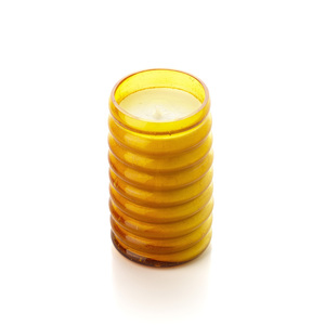 Ljusstake handgjord honung hög 12,5 cm small 3