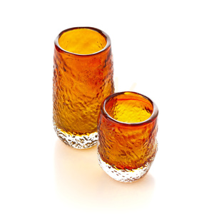 Tumbler i bärnsten glas 10,5 cm small 5
