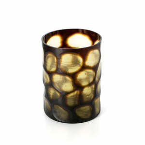 Glasvas Vague Dorée L, honungsfärgad, Glass Collection small 1