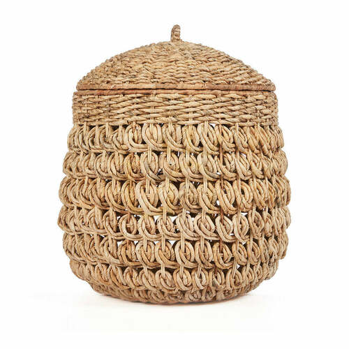Kontrollera Rottingkorg Naturell L 50x50x57 cm Baskets