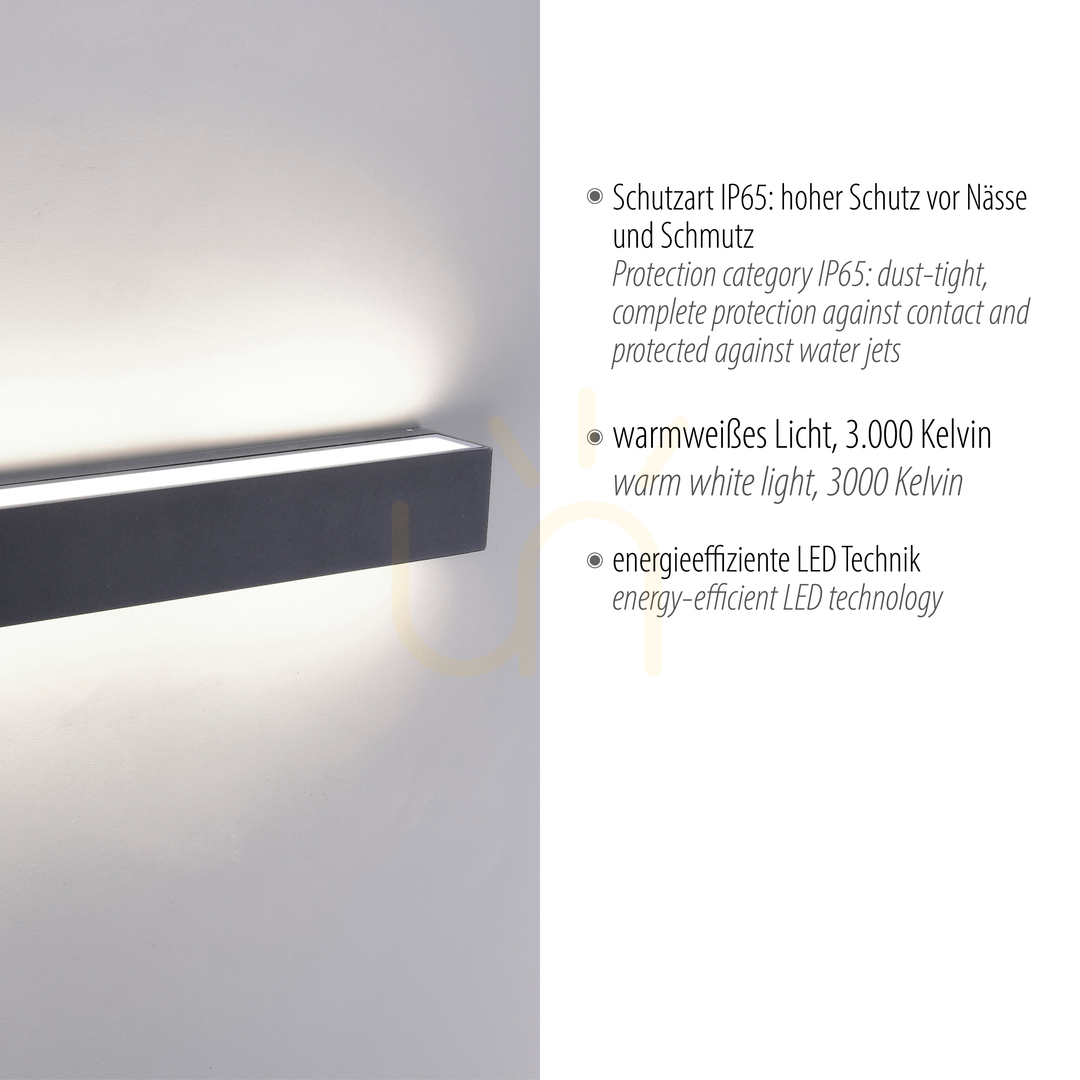 Display ROBERT vägglampa 9676-13 Antracit 1xLED ROBERT vägglampa 9676-13 Antracit 1xLED