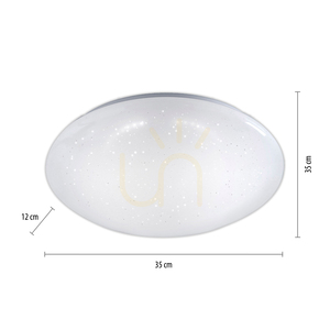 SKYLER Plafond 14231-16 Vit 1xLED small 8