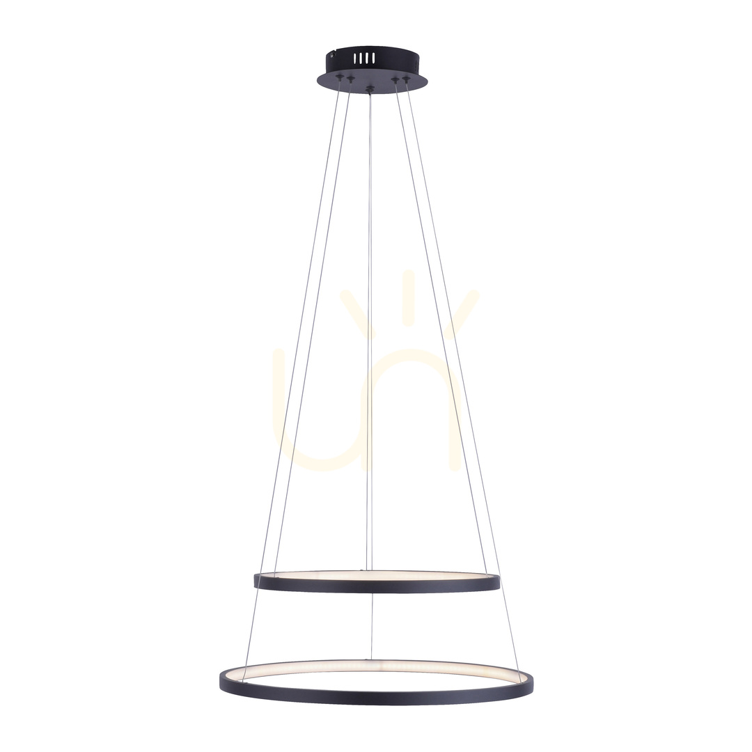 Kontrollera CIRCLE Pendellampa 11525-13 Antracit 2xLED CIRCLE Pendellampa 11525-13 Antracit 2xLED