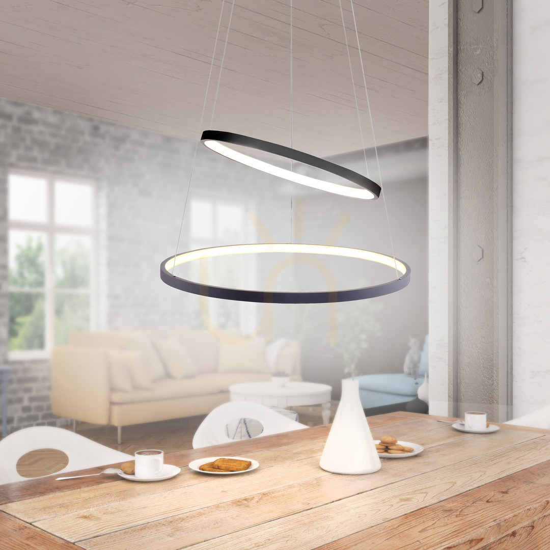 Förhandsvisning CIRCLE Pendellampa 11525-13 Antracit 2xLED CIRCLE Pendellampa 11525-13 Antracit 2xLED