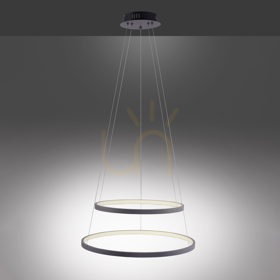 Visa CIRCLE Pendellampa 11525-13 Antracit 2xLED CIRCLE Pendellampa 11525-13 Antracit 2xLED