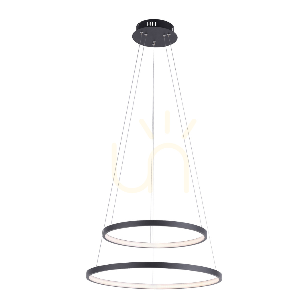Utsikt CIRCLE Pendellampa 11525-13 Antracit 2xLED CIRCLE Pendellampa 11525-13 Antracit 2xLED