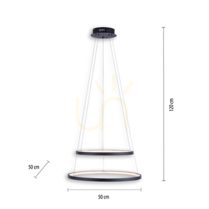 CIRCLE Pendellampa 11525-13 Antracit 2xLED 7 CIRCLE Pendellampa 11525-13 Antracit 2xLED small 7