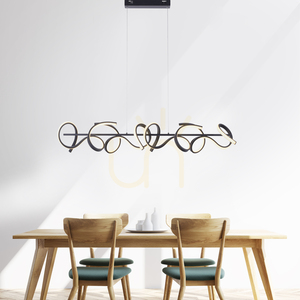 CURLS Taklampa 19033-18 Svart 4xLED small 2