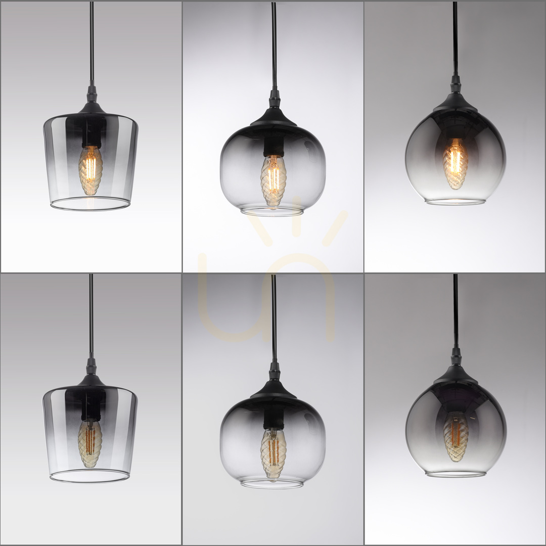 Förhandsvisning ZEA taklampa 15424-18 svart 3×E14 ZEA taklampa 15424-18 svart 3×E14