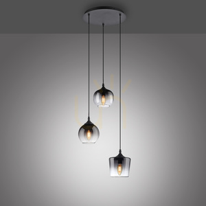 ZEA taklampa 15424-18 svart 3×E14 5 ZEA taklampa 15424-18 svart 3×E14 small 5
