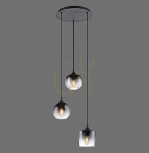ZEA taklampa 15424-18 svart 3×E14 0 ZEA taklampa 15424-18 svart 3×E14 small 0