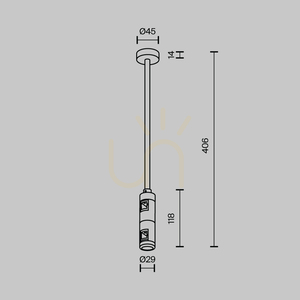 FLARITY TRA158C-D1-B Maytoni fast upphängningssystem för samlingsskenor small 4