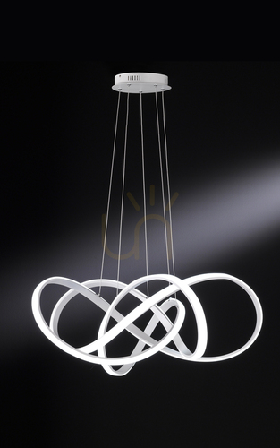 Kontrollera ARTE silverfärgad pendellampa 7097-0163 från Aviano