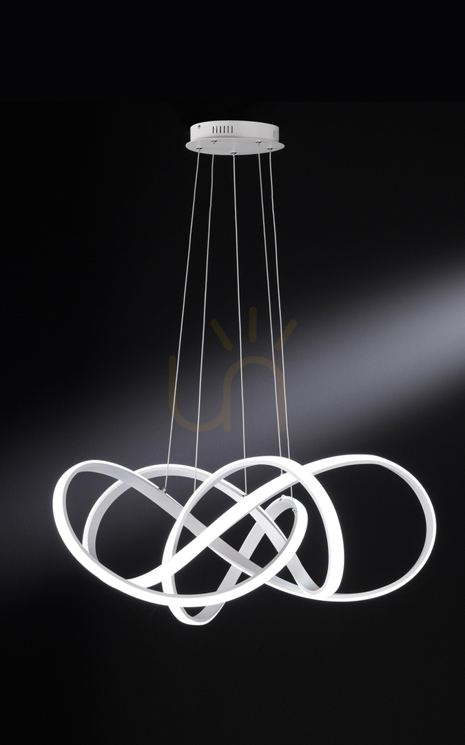 Utsikt ARTE silverfärgad pendellampa 7097-0163 från Aviano ARTE silverfärgad pendellampa 7097-0163 från Aviano