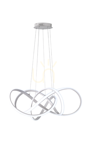Kontrollera ARTE silverfärgad pendellampa 7097-0163 från Aviano