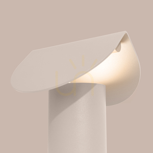 BISCUIT beige LED skrivbordslampa 3000K small 5