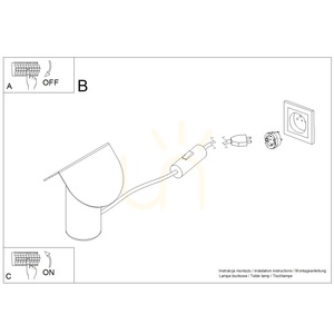 BISCUIT beige LED skrivbordslampa 3000K small 8