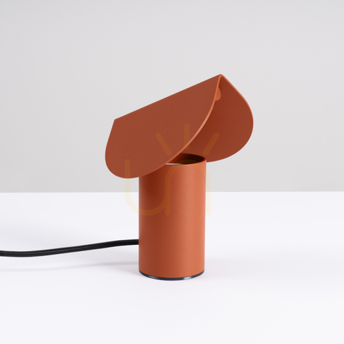 Kontrollera BISCUIT ockraröd LED skrivbordslampa 3000K