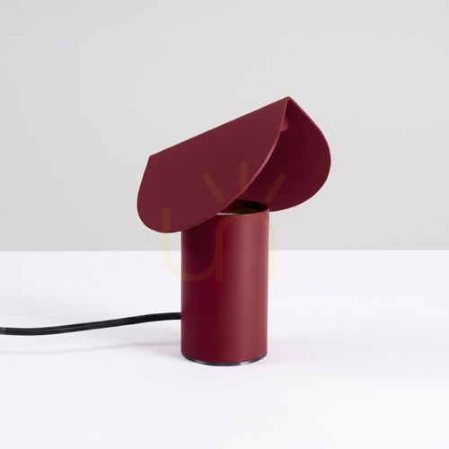 Kontrollera BISCUIT vinröd LED skrivbordslampa 3000K