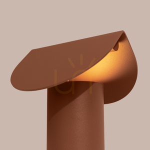 BISCUIT mocca LED skrivbordslampa 3000K small 5