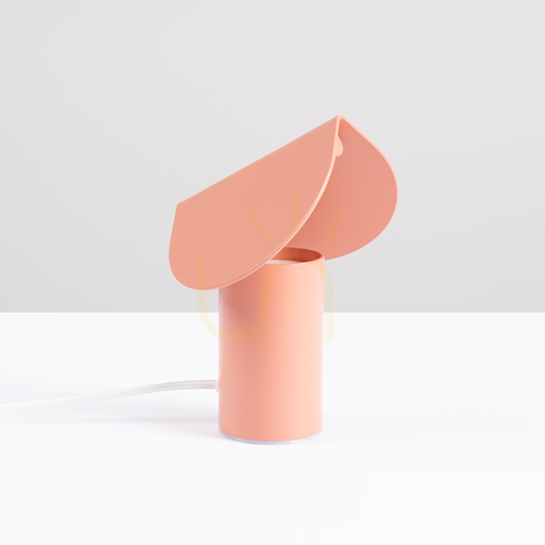 Kontrollera BISCUIT persika LED skrivbordslampa 3000K