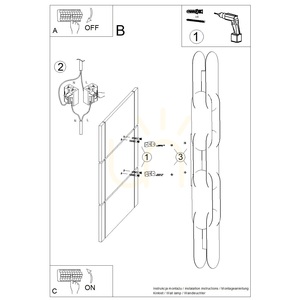 CHAIN 91 beige LED-vägglampa 3000K small 6