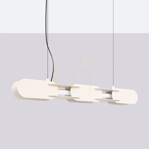 Kontrollera CHAIN 91 beige LED 3000K taklampa