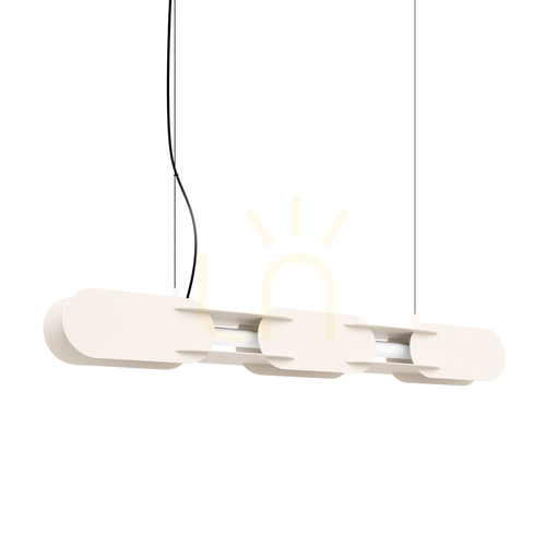 Kontrollera CHAIN 91 beige LED 3000K taklampa