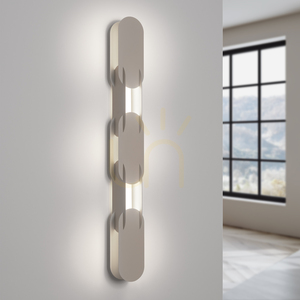 CHAIN 91 beige LED-vägglampa 4000K small 2