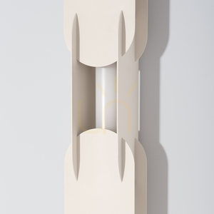 CHAIN 91 beige LED-vägglampa 4000K small 4
