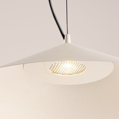 Kontrollera Thoro FINT beige LED-pendellampa, 3000 K, Ø50 cm