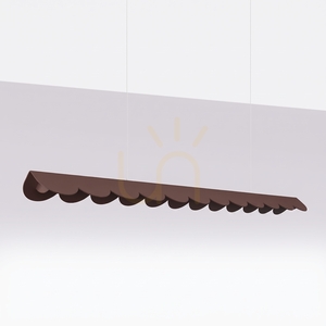 BISCUIT 130 brun LED 3000K taklampa small 1