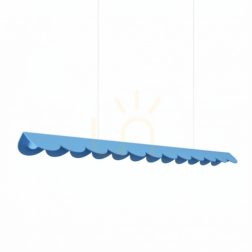 Kontrollera BISCUIT 130 blå LED 3000K taklampa