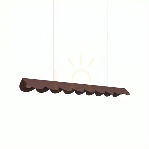 Kontrollera BISCUIT 100 brun LED 3000K pendellampa