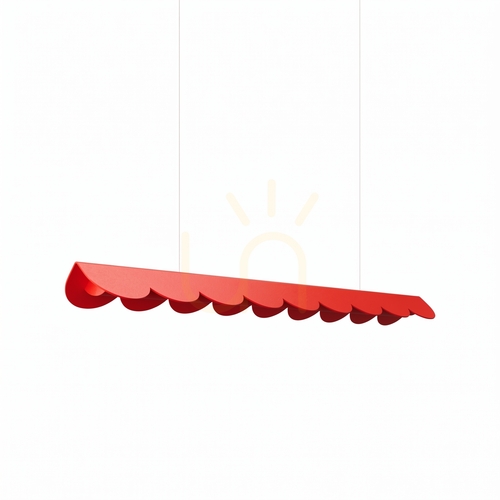Kontrollera BISCUIT 100 röd LED 4000K taklampa