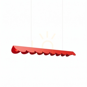 BISCUIT 100 röd LED 4000K taklampa small 0