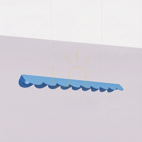 Kontrollera BISCUIT 100 blå LED 4000K taklampa.