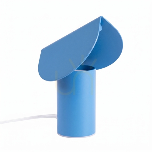 Kontrollera BISCUIT blå LED skrivbordslampa 3000K