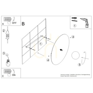 AKE 50 vägglampa gul small 4