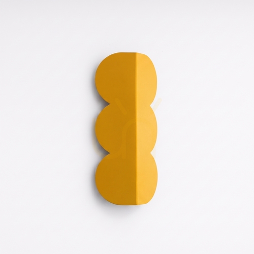 Kontrollera BISCUIT vägglampa gul
