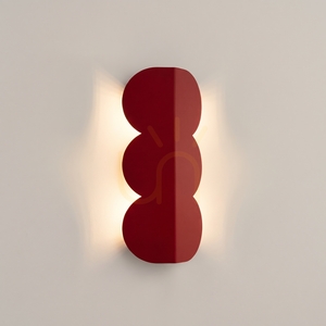 BISCUIT vägglampa röd small 2