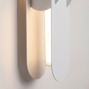 CHAIN 91 vägglampa vit LED 3000K small 3