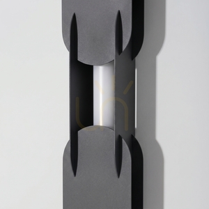 CHAIN 91 svart LED-vägglampa 3000K small 4