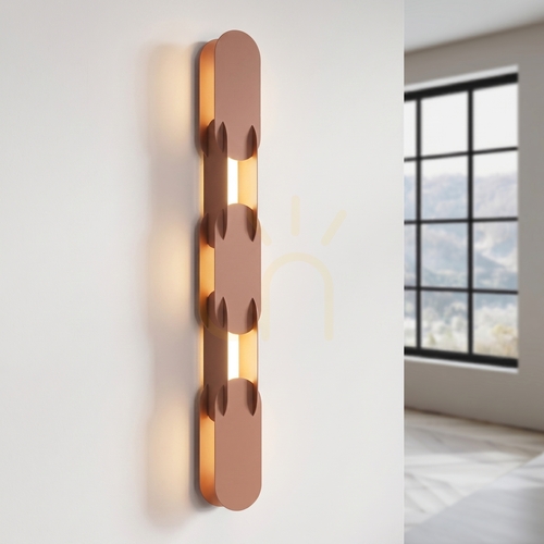 Kontrollera Thoro CHAIN 91 mocca vägglampa LED 9,75 W 1290 lm 3000 K IP20 TH.772