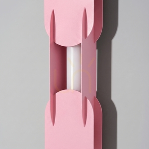 CHAIN 91 vägglampa rosa LED 3000K small 4