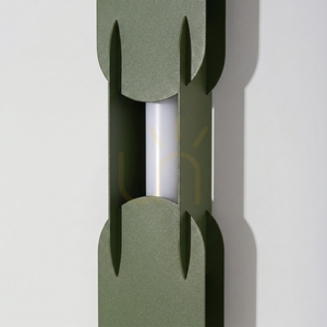 CHAIN 91 vägglampa olivgrön LED 3000K small 4